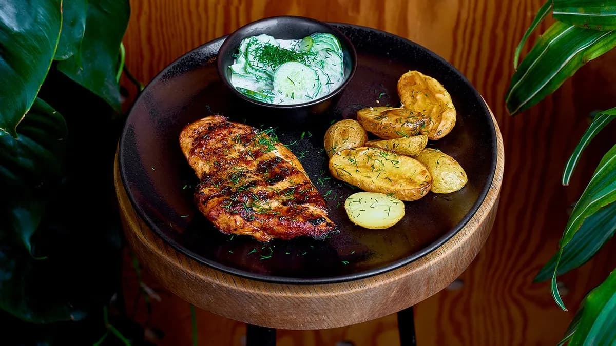 Grillowana pierś z kurczaka zagrodowego