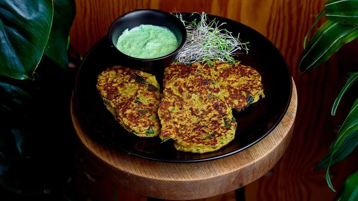 Placki z cukinii i porów