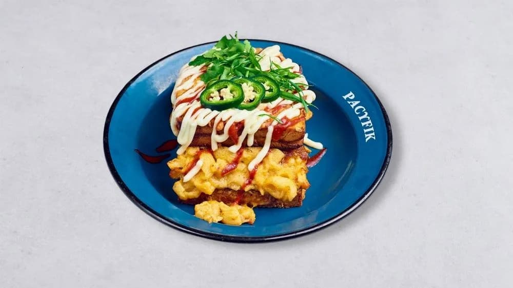 Mac’ n’ cheese sandwich