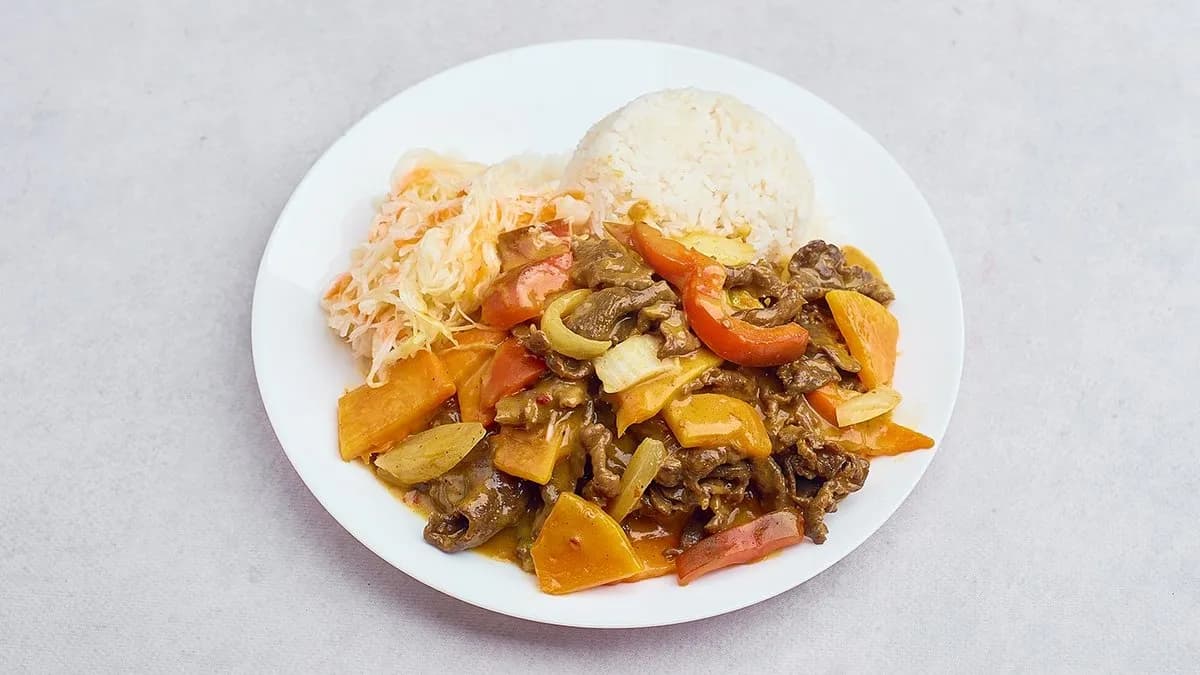 Wołowina w sosie curry