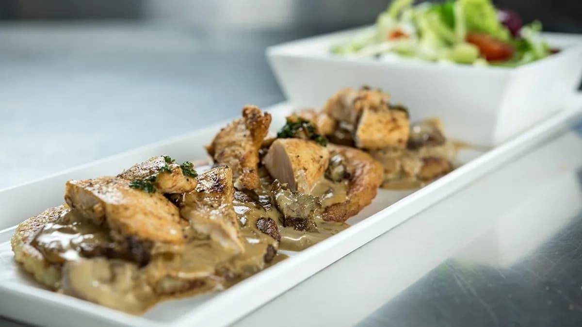 Placki ziemniaczane z kurczakiem