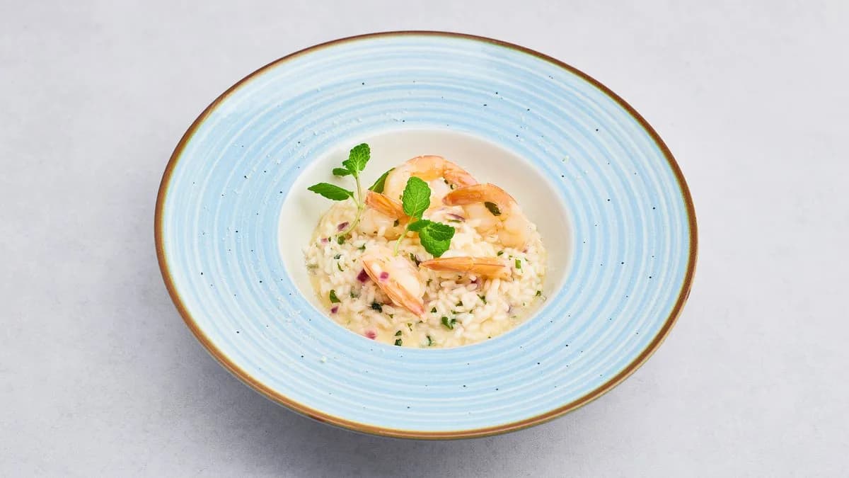Risotto z krewetkami