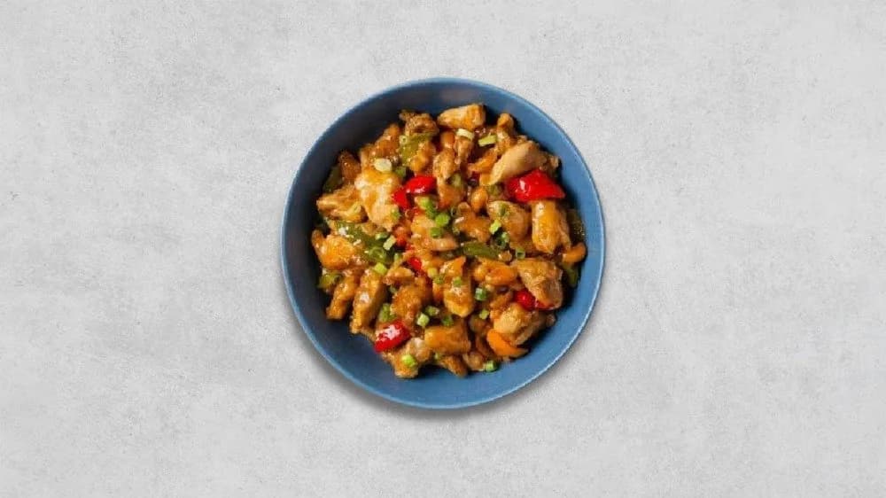 Pad satay (smażone warzywa w sosie orzechowym)