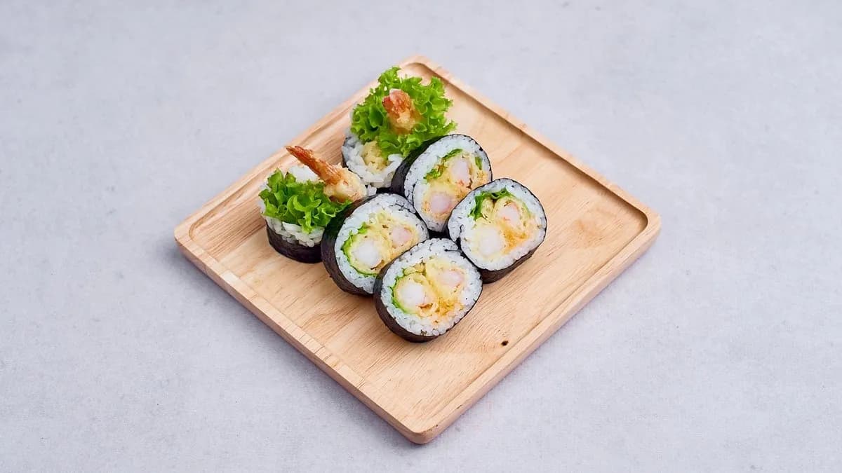 Futomaki krewetka w tempurze