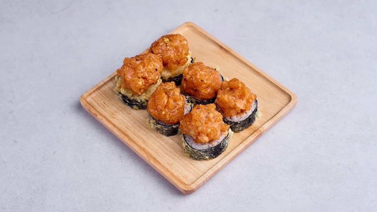 Futomaki tatar w tempurze