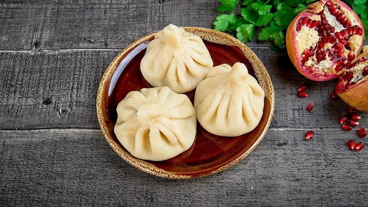 Chinkali z pieczarkami