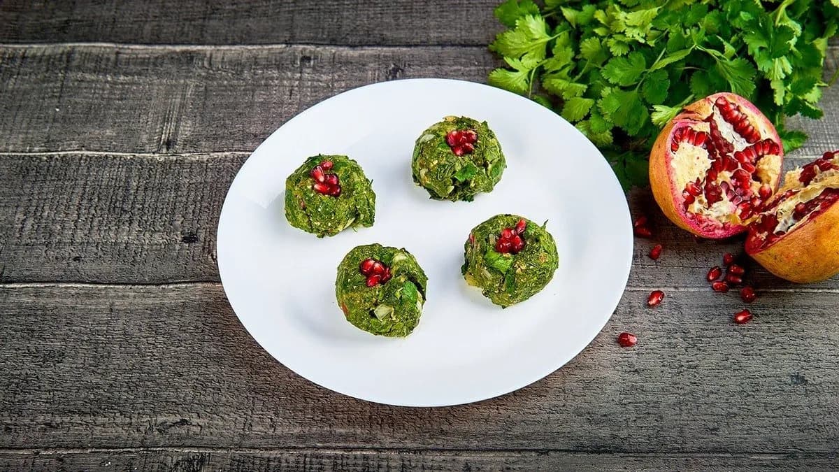 Szpinak z pastą orzechową