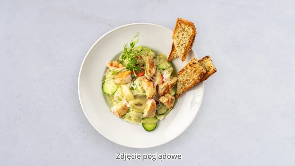 Sałatka mięso grillowany Kurczak