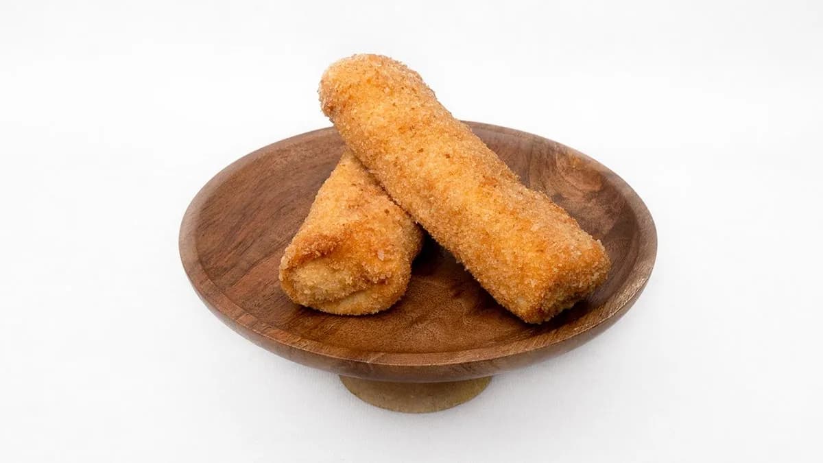 krokiety 2 szt. z pieczarką i cebulą