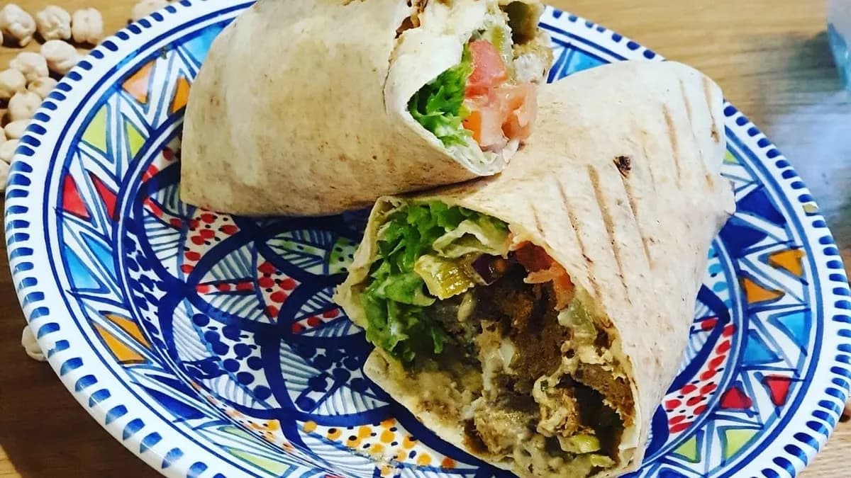 Pita falafel Cheddar