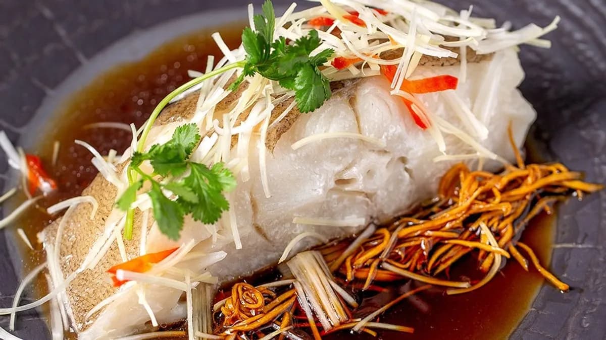 Stek z błękitnego halibuta