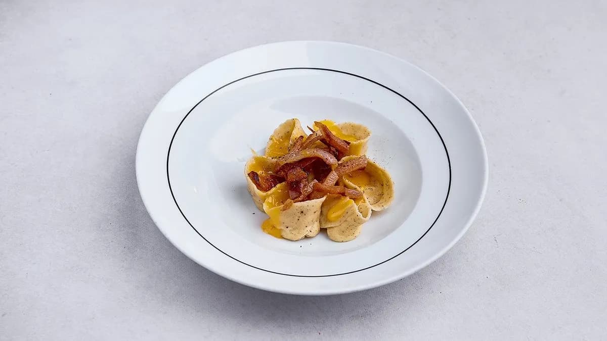 Racioli "alla carbonara"