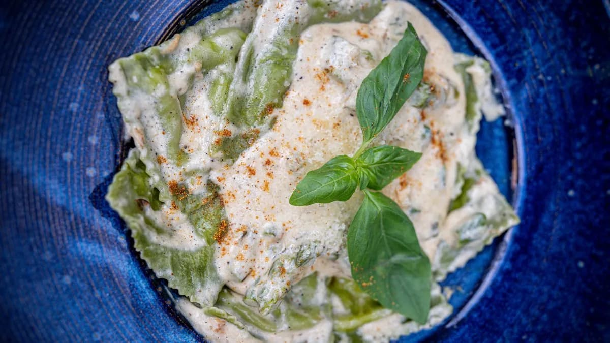 Ravioloni Ricotta con Spinachi