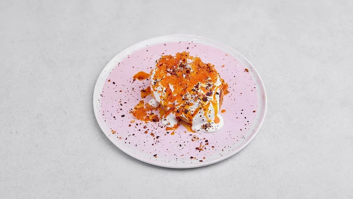 Tatar z czerwonych krewetek