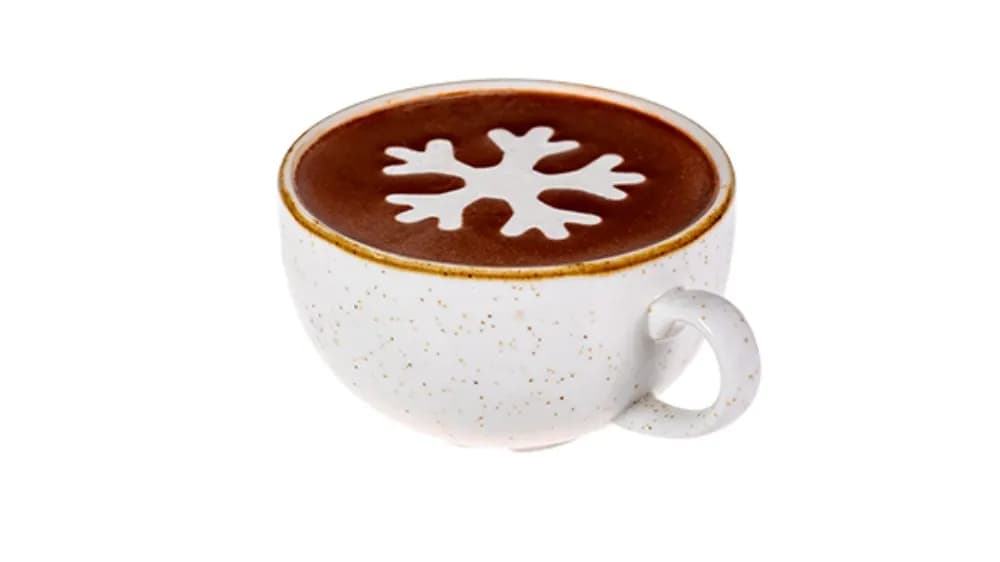 Gorąca czekolada z malinami