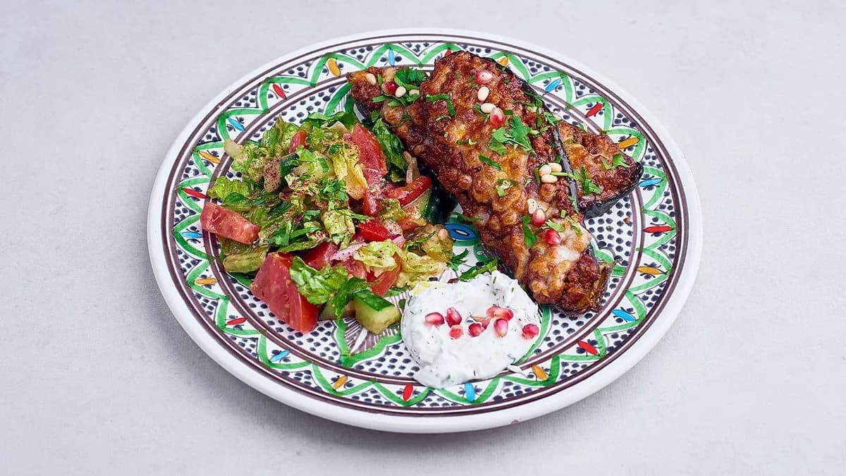 Bakłażan z jagnięciną