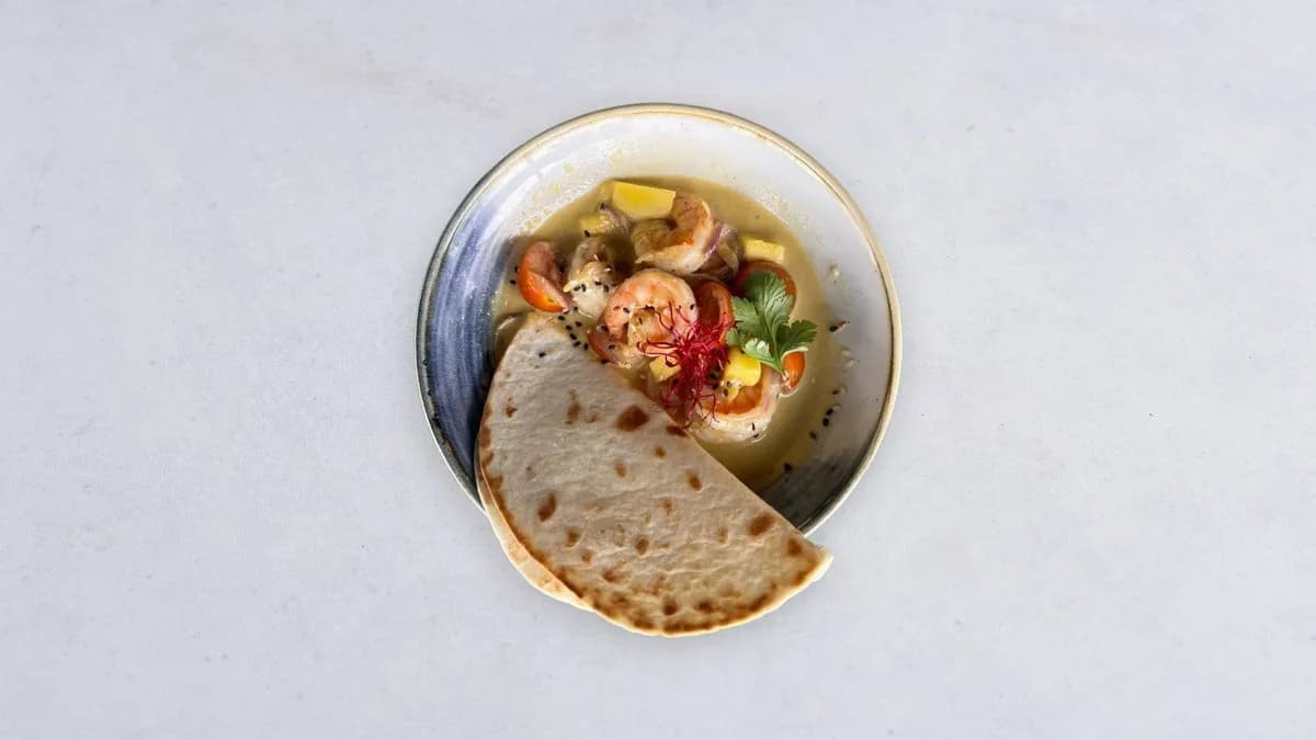 Krewetki mango garam masala