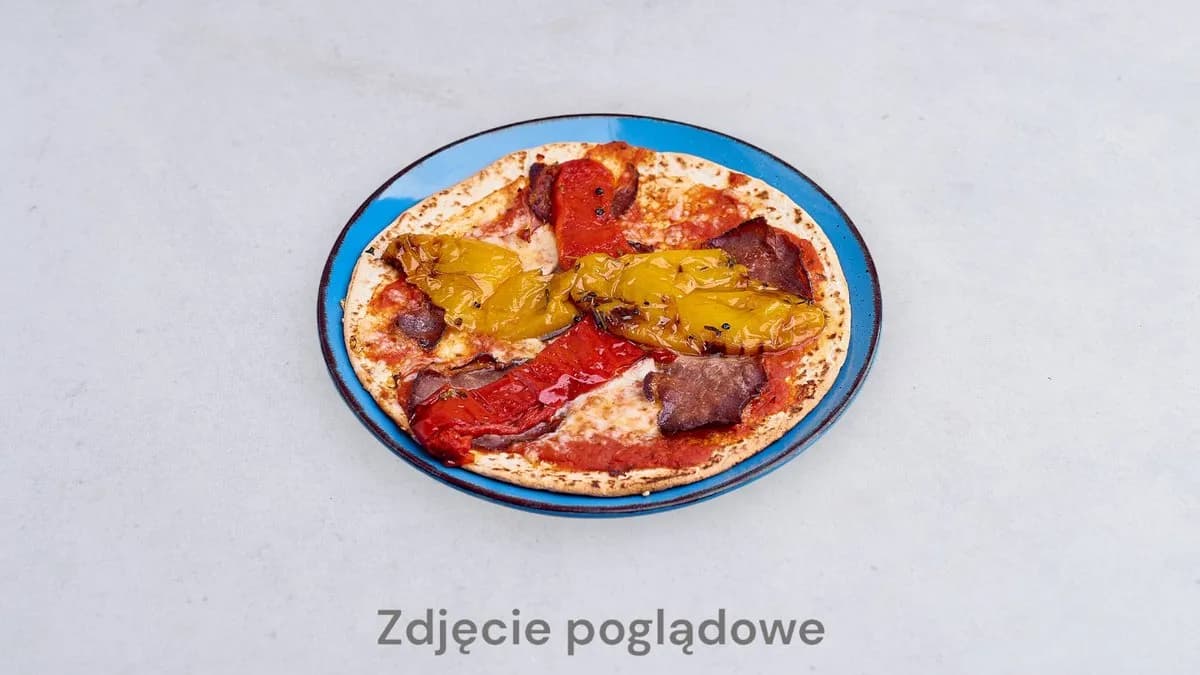 Placek alzacki z szynką dojrzewającą