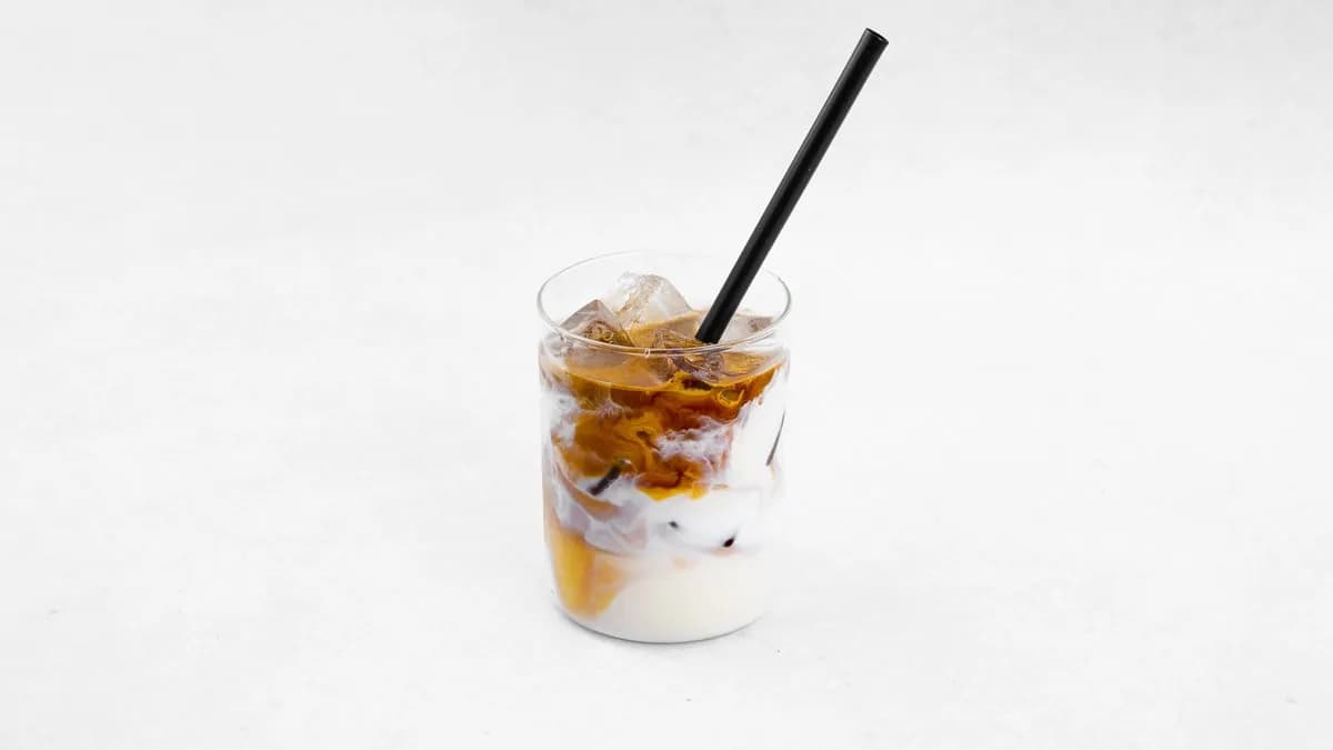 Kawa mrożona z mlekiem