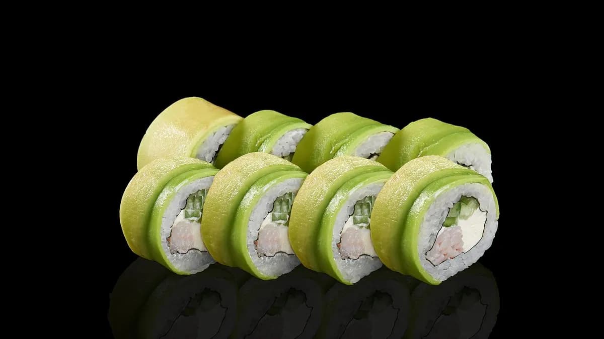 Rolka z krewetką i awokado