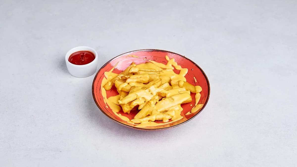 Frytki zapiekane z serem