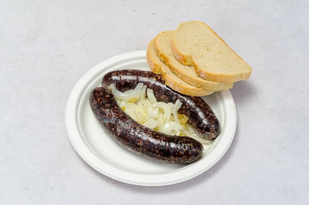 Kaszanka z pieca z talarkami