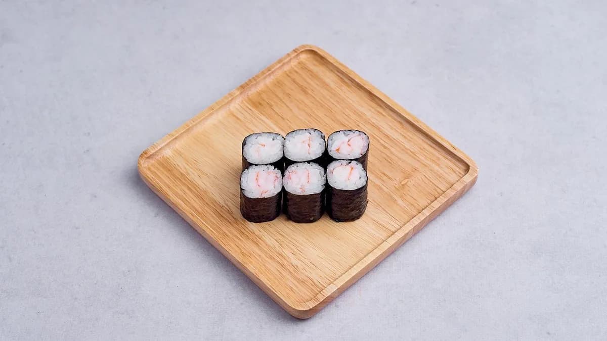 Hosomaki krewetka parzona