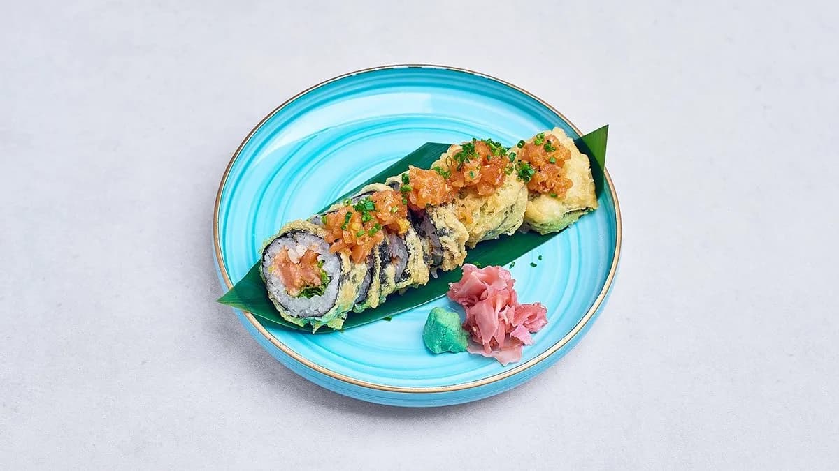 Futomaki tatar łosoś - rolka w tempurze