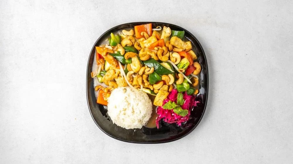 Wołowina z orzechami nerkowca