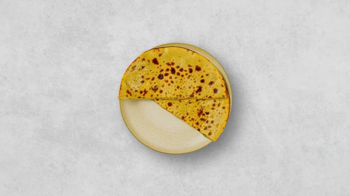 Parantha with garlic