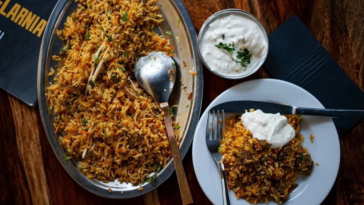 Biryani z raitą