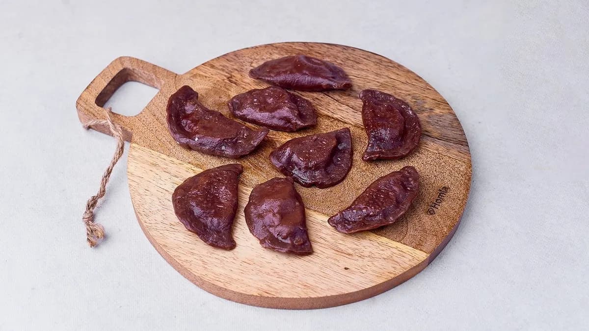 Pierogi czekoladowe ze słodkim serem