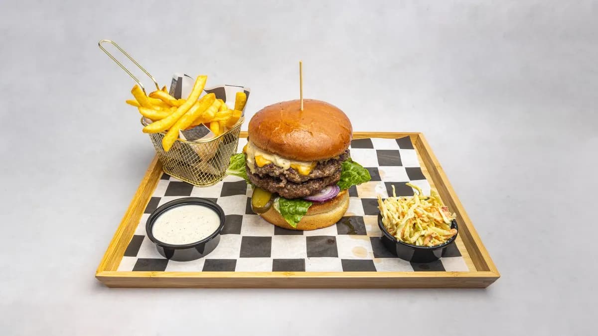 Classic cheeseburger set