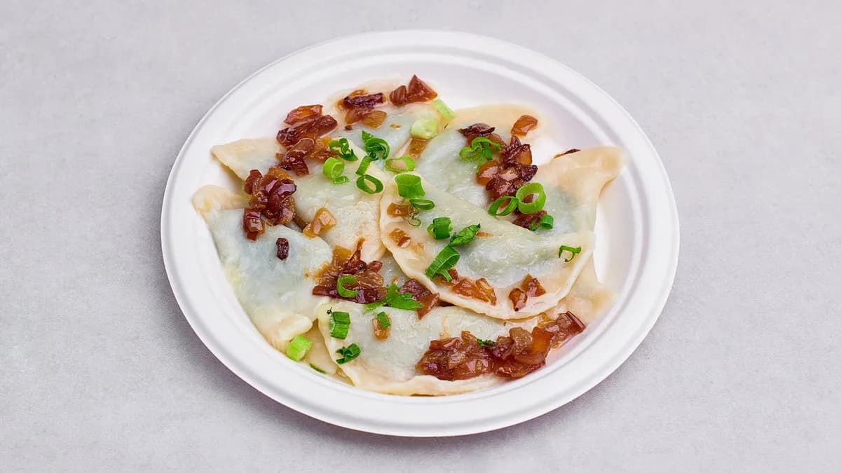 Pierogi ze szpinakiem i mozzarellą