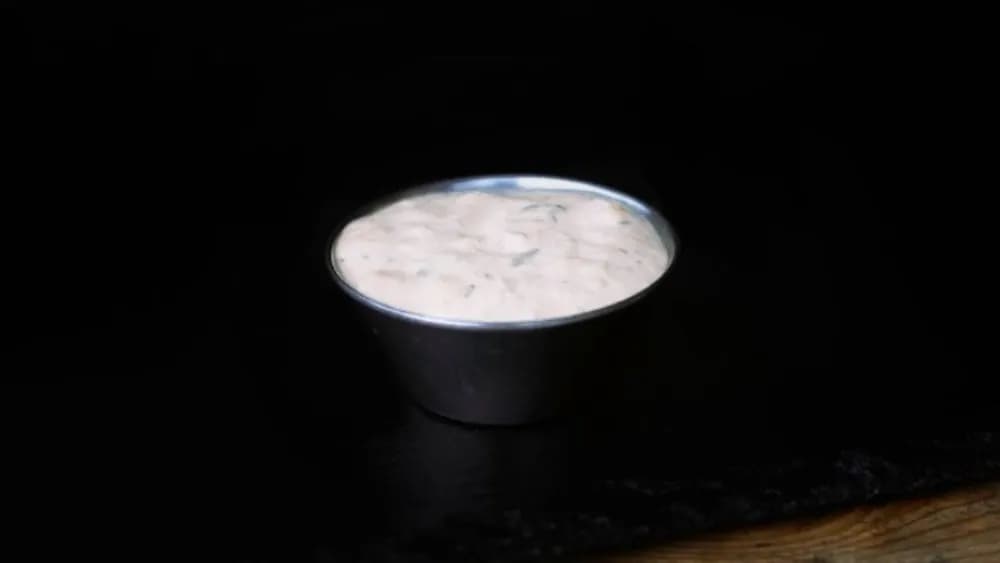 Twaróg kozi z czosnkiem i pietruszką