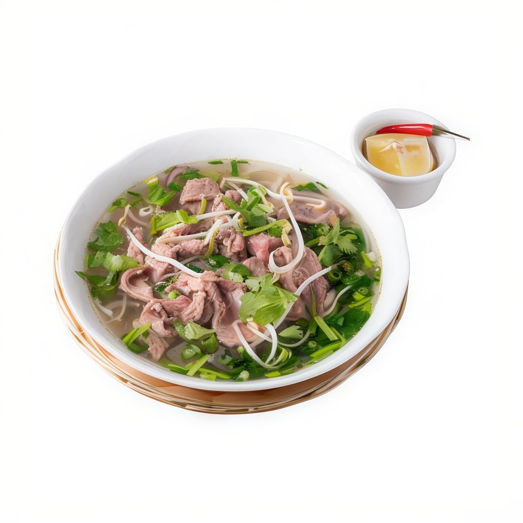 Zupa pho z tatarem