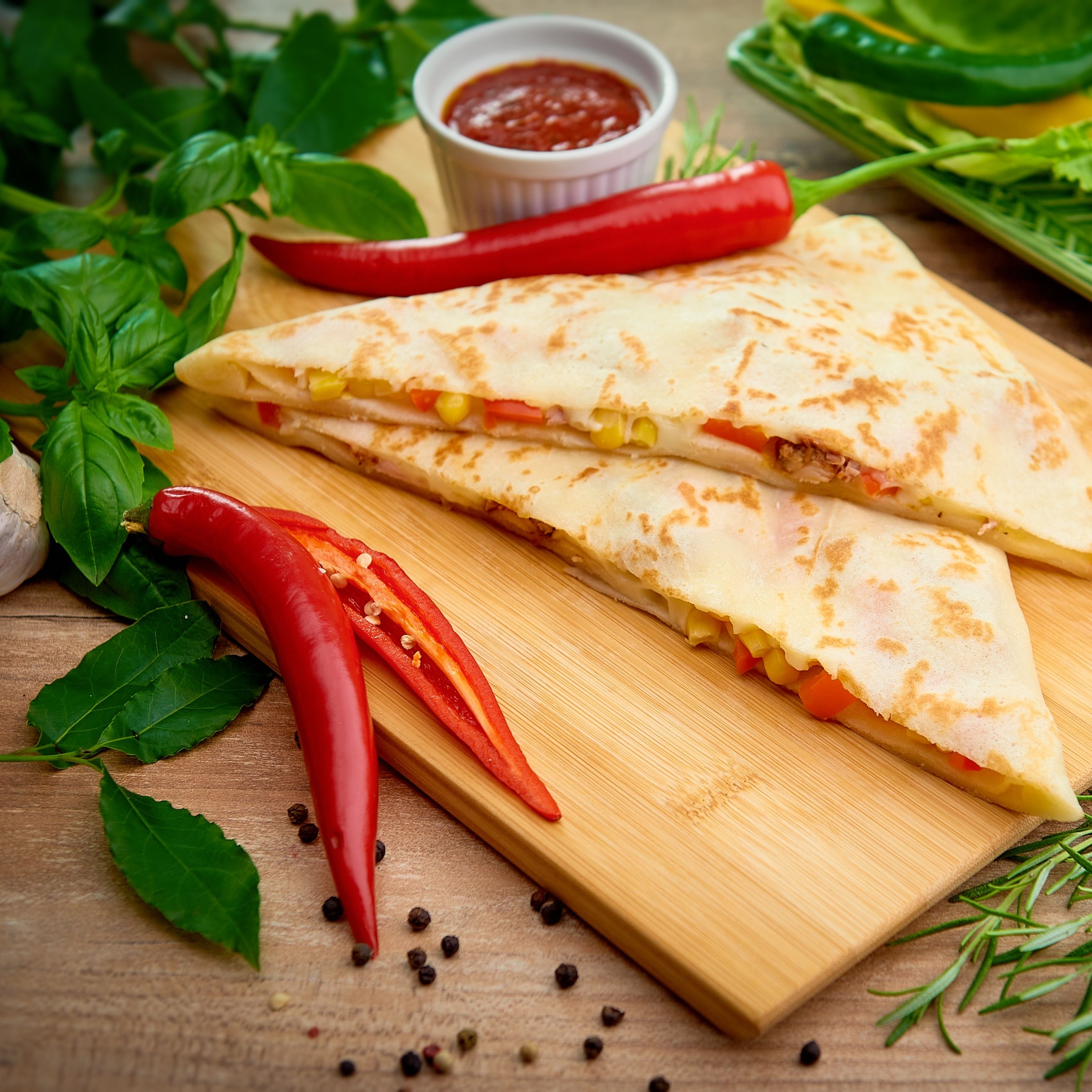 Naleśnik wytrawny Quesadilla