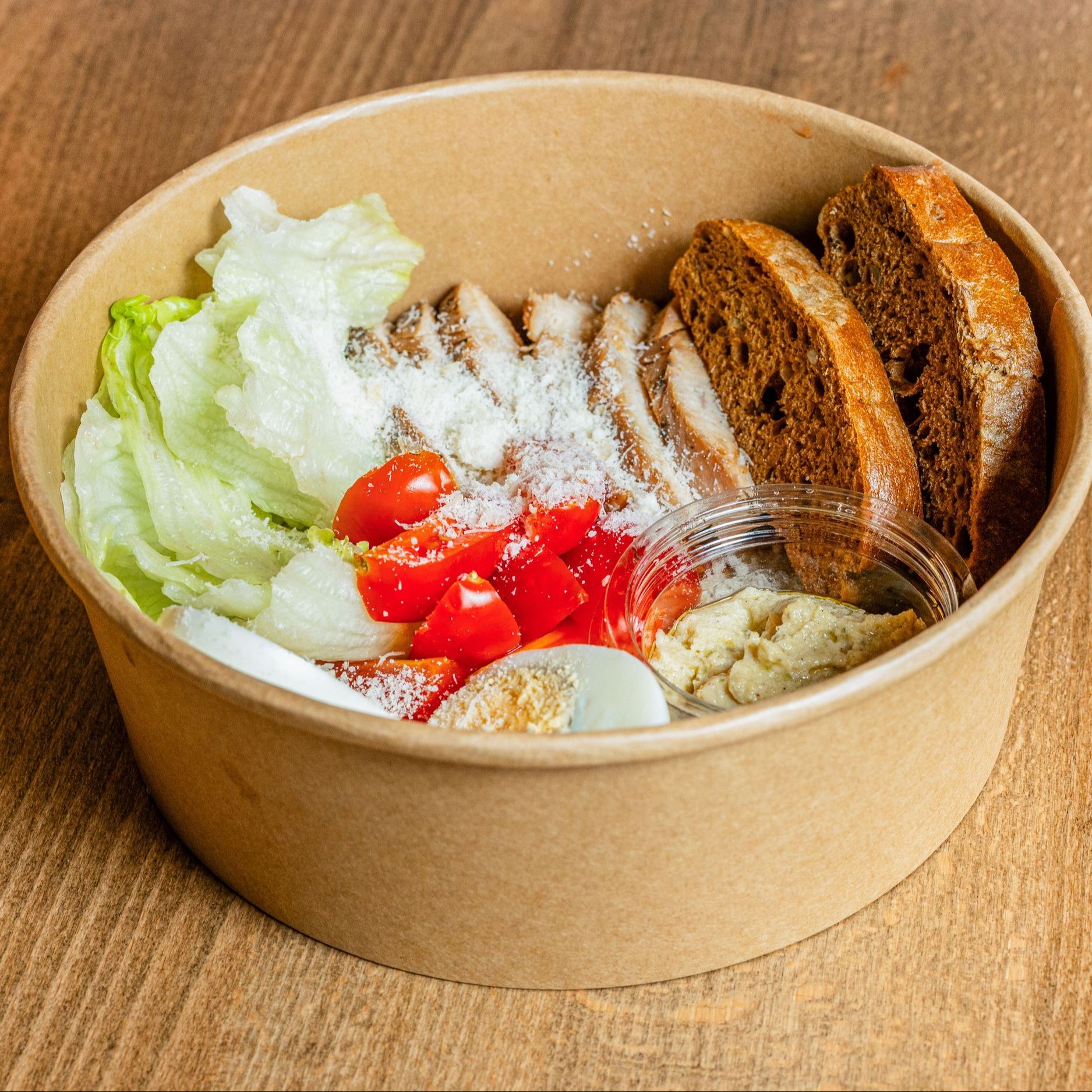 Turkey Caesar bowl
