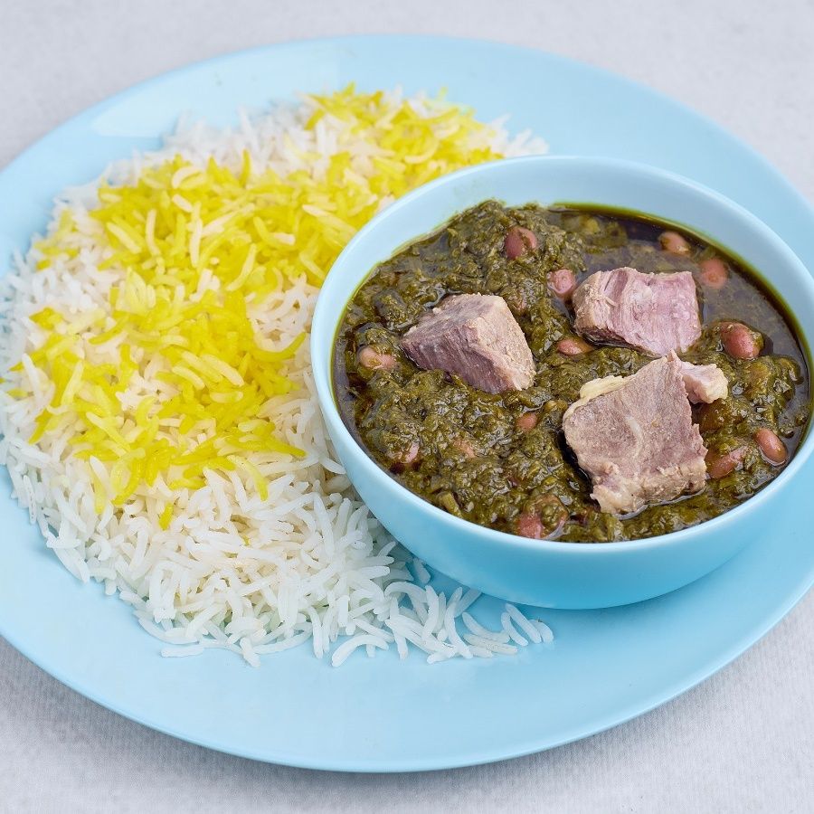 Ghormeh Sabzi (z mięsem wołowiną)