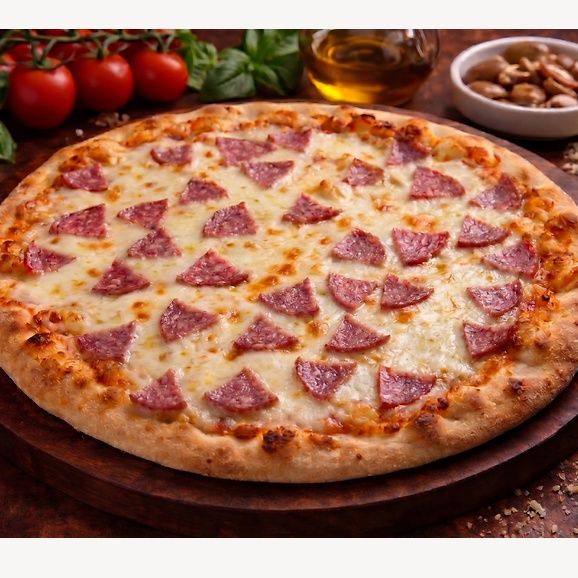 Pizza z salami Średnia