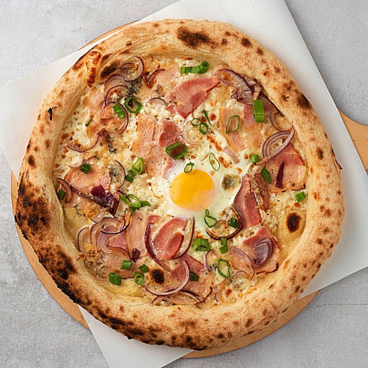 Pizza alla Crabonara