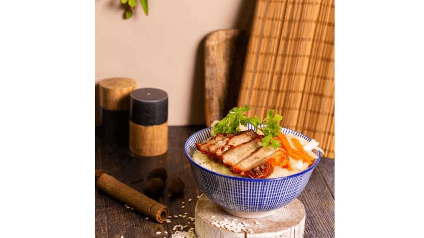 Ryż Kleisty z Char Siu