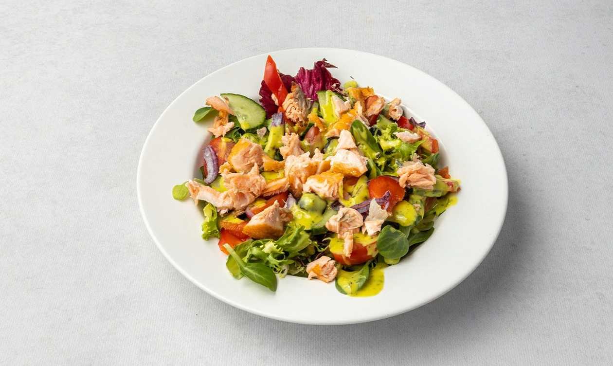 Salmon Salad + SOUP