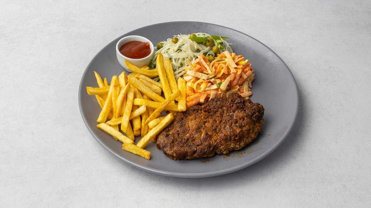 Grilled Porkneck + SOUP