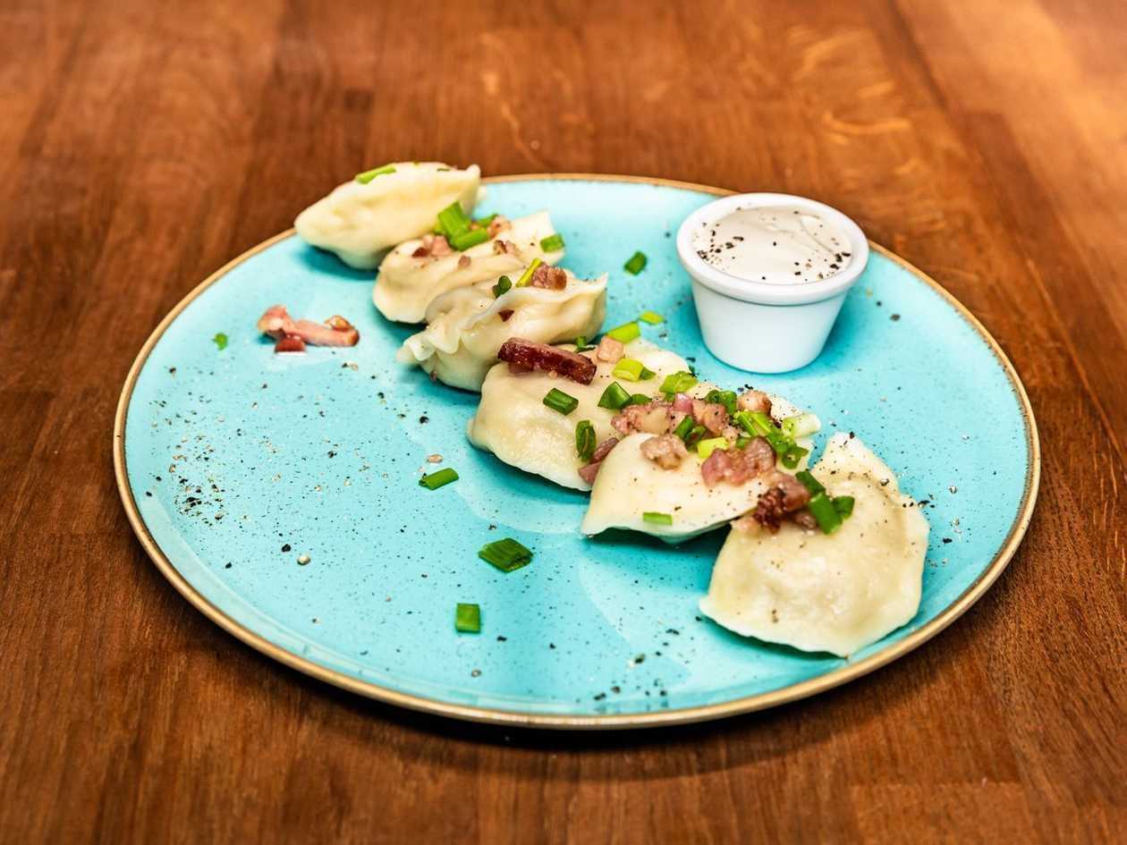Pierogi with Potatoes and Champignons