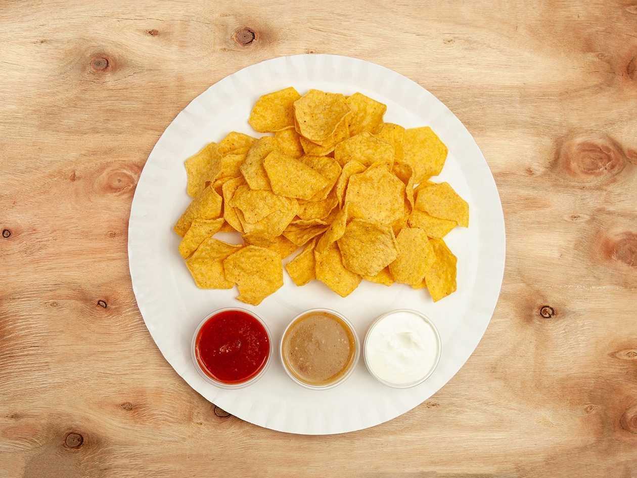 Nachos with Salsas