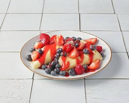 Crepes with Sweet White Cheese