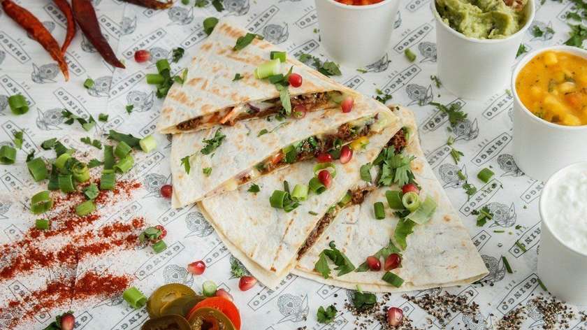 Quesadilla with pulled beef