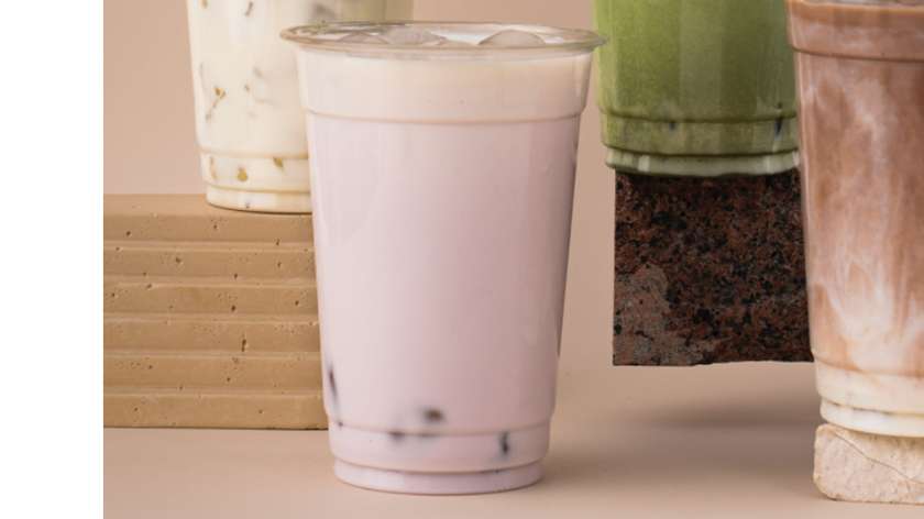 Taro latte