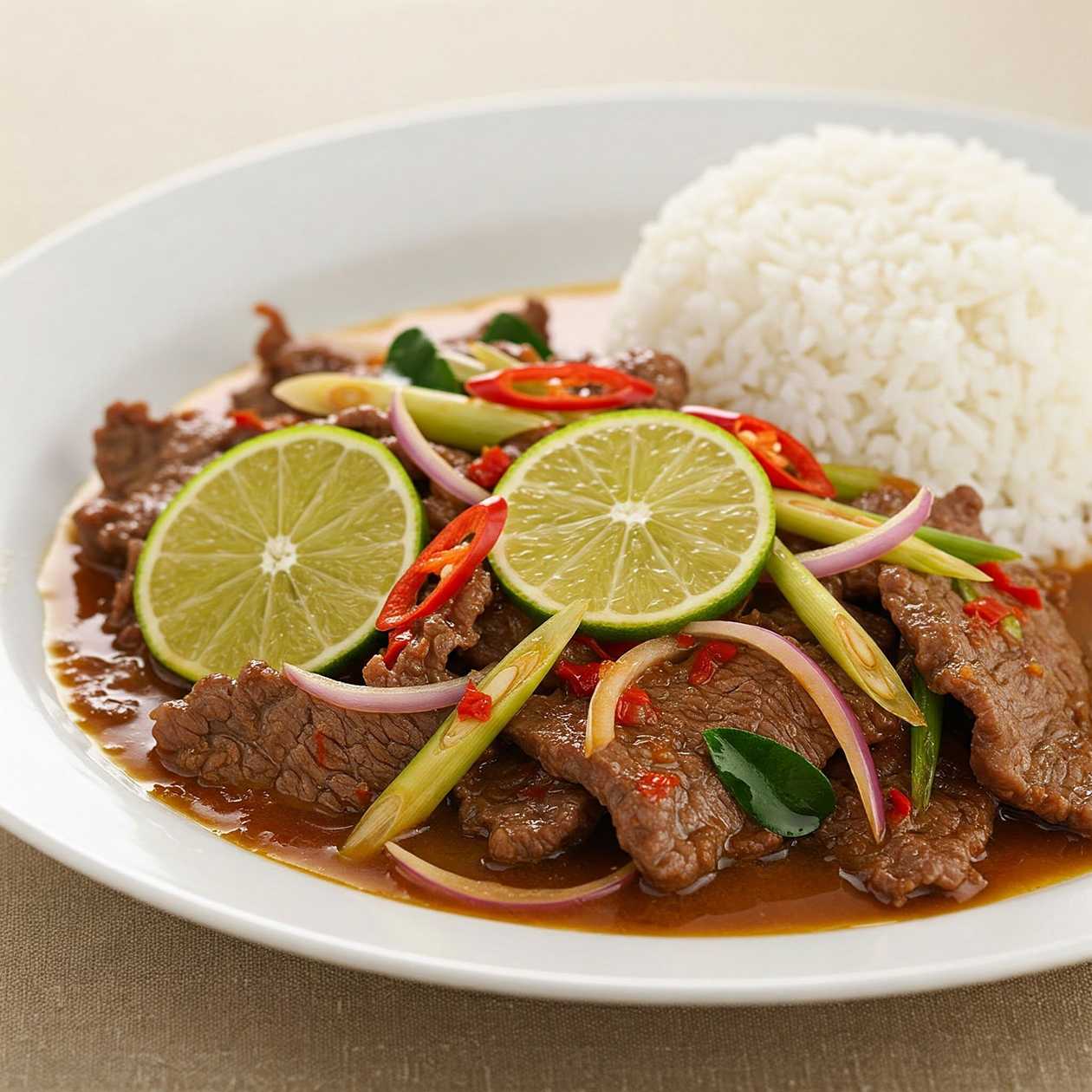 Beef in Pepper Sauce